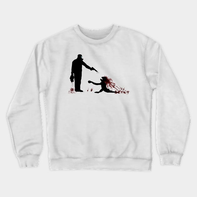 My Zombie Art Crewneck Sweatshirt by Silenceplace